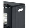 Mellerware Heater Gas & Electric Adjustable Temperature Steel Black 3Bar 4.2Kw "Hybrid"