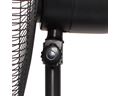 Mellerware Fan 3 Speed Height Adjustable Pedestal Steel Black 40Cm 50W "Elegant Breeze"